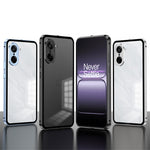 Til OnePlus Nord CE5 5G / Ace 5 Racing 5G Mat Cover i Aluminiumlegering + PC-Telefoncover Med Pop-Up Snaplås