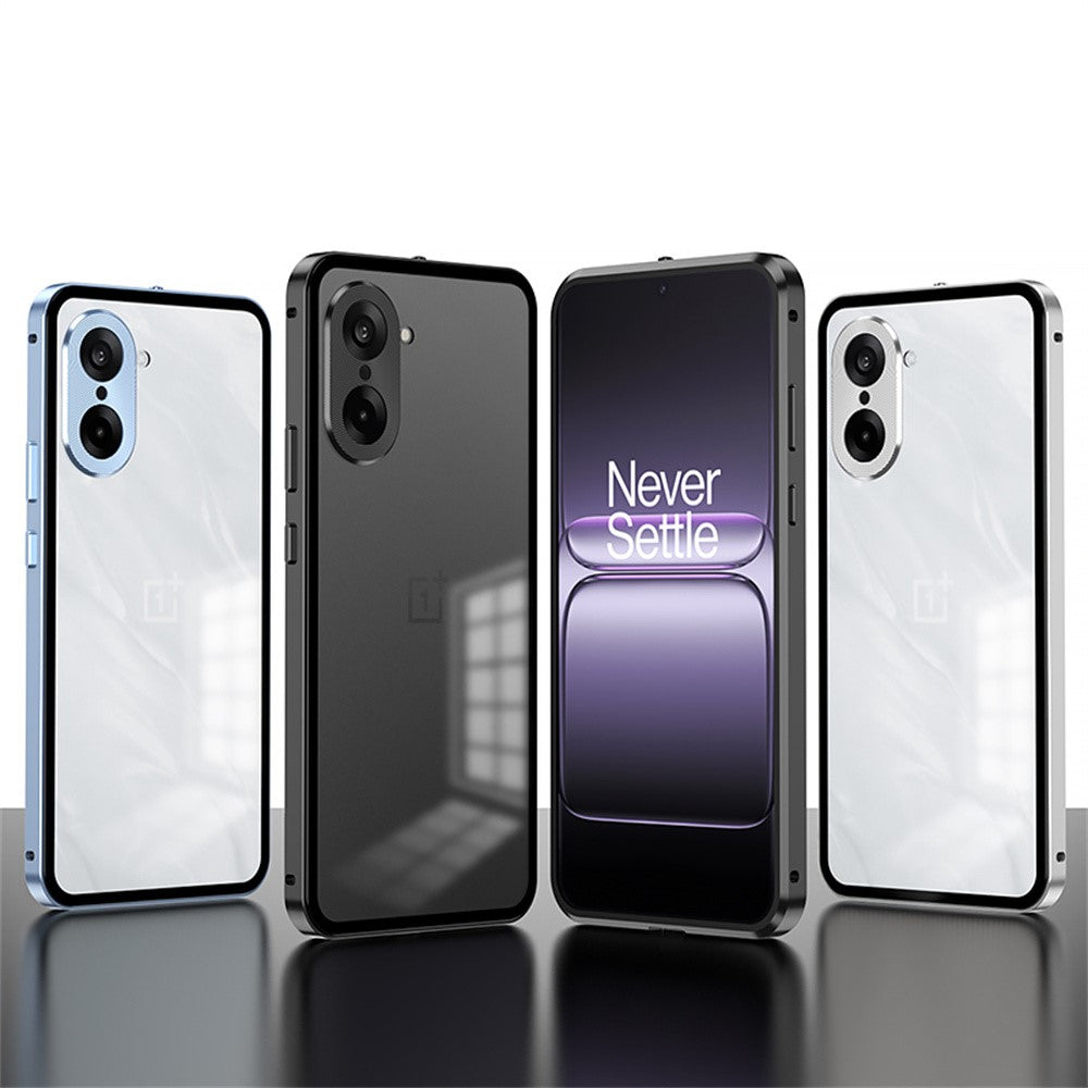 Til OnePlus Nord CE5 5G / Ace 5 Racing 5G Mat Cover i Aluminiumlegering + PC-Telefoncover Med Pop-Up Snaplås