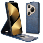 For Huawei Pura 80 Pro / 80 Pro+ Stand Case Magnetic Clasp Vertical Flip Leather Phone Cover with Card Holder
