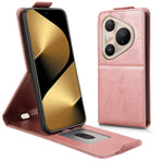 For Huawei Pura 80 Pro / 80 Pro+ Stand Case Magnetic Clasp Vertical Flip Leather Phone Cover with Card Holder