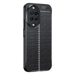 For Huawei nova 14 5G Case Litchi Texture TPU Flexible Phone Cover, Black