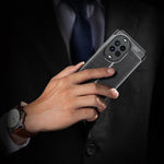 For Huawei nova 14 5G Case Litchi Texture TPU Flexible Phone Cover, Black