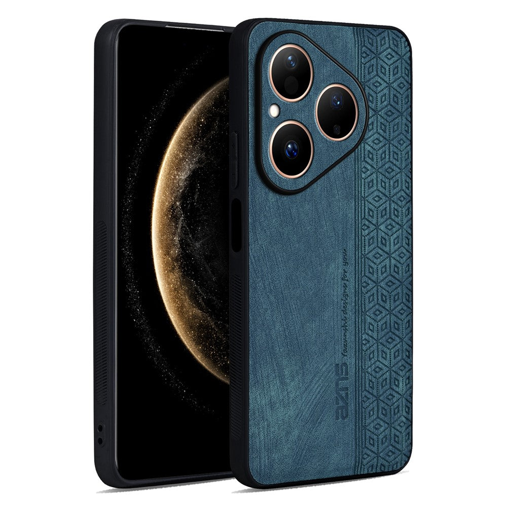 AZNS For Huawei Pura 80 Case Protective PU Leather Covered TPU Phone Shell