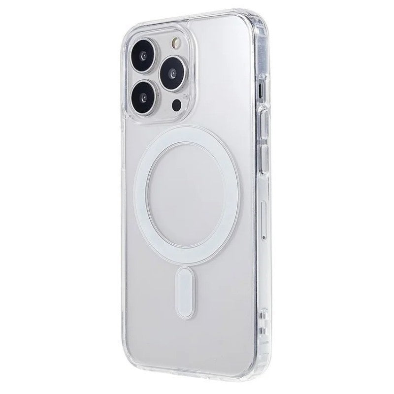 WANLONFENG For iPhone 11 Pro Max Clear Case Compatible with MagSafe  LM2 Series Phone Cover (Big Lens Hole)