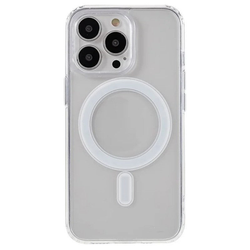WANLONFENG för iPhone 11 Pro genomskinligt skal kompatibelt med MagSafe LM2-serien mobilskal (stort linshål)