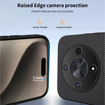 WANLONFENG For Honor X9b 5G Magnetic Case TQ Series Carbon Fiber Texture PC TPU Phone Cover