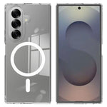 WANLONFENG For Samsung Galaxy Z Fold7 5G Clear Magnetic Case LM2 Series Phone Cover (Big Lens Hole)