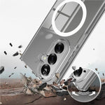 WANLONFENG For Samsung Galaxy Z Fold7 5G Clear Magnetic Case LM2 Series Phone Cover (Big Lens Hole)