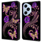For Honor 400 Pro 5G (Global) Cover 3D-mønster PU-læderpung Telefoncover med stander