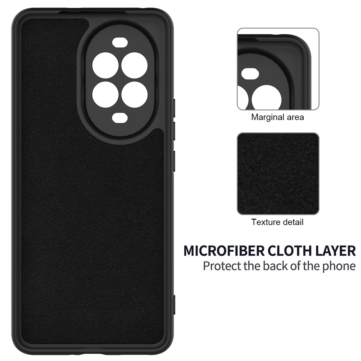 For Huawei nova 14 Ultra 5G Liquid Silicone Case Phone Back Cover with Hand Strap