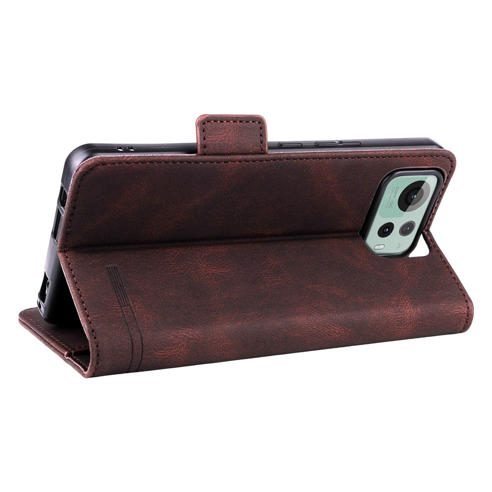 For Asus Zenfone 12 Ultra 5G Case Leather Wallet Flip Phone Cover with Hardware Decor