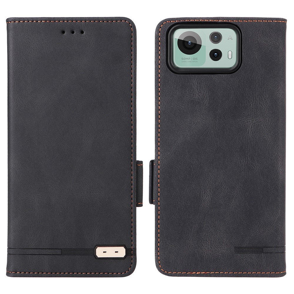 For Asus Zenfone 12 Ultra 5G Case Leather Wallet Flip Phone Cover with Hardware Decor