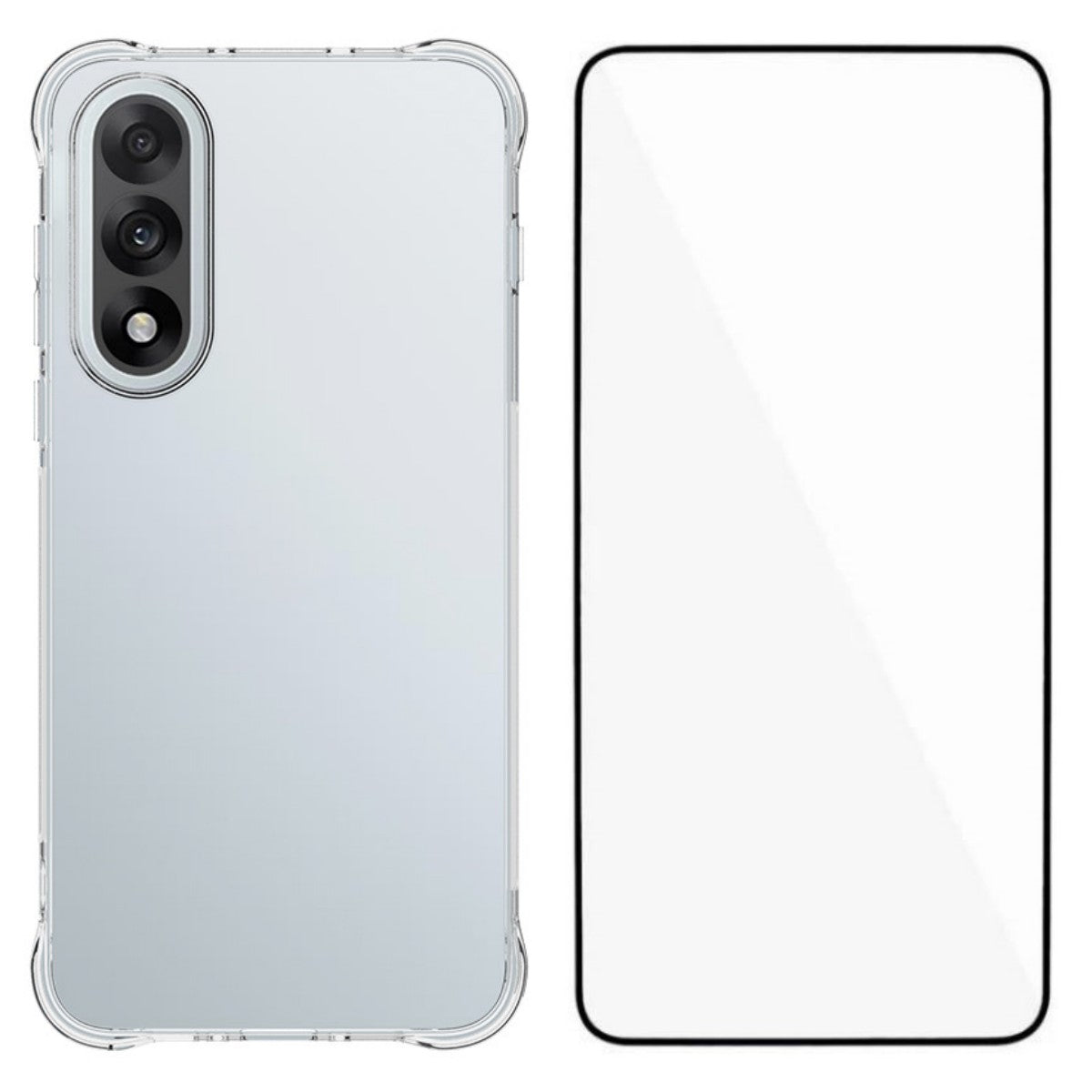 WANLONFENG til OnePlus Nord 5 5G / Ace 5 Ultra 5G Cover WL Series 2.0mm TPU Telefoncover med hærdet glasfilm