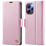 AUTSPACE etui til Xiaomi Redmi 12 5G (Global) / Xiaomi Redmi Note 12R 5G / Xiaomi Poco M6 Pro 5G / Xiaomi Redmi 12 4G, A11 RFID-blokerende retro-pungetui i læder