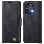 AUTSPACE For Xiaomi Redmi Note 13 Pro 4G Case  A11 RFID Blocking Retro Leather Cell Phone Wallet Cover