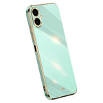 XINLI For Samsung Galaxy A08 5G / A08 4G / A07 5G / A07 4G Case TPU Phone Cover with Electroplating Frame