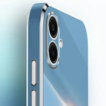 XINLI For Samsung Galaxy A08 5G / A08 4G / A07 5G / A07 4G Case TPU Phone Cover with Electroplating Frame