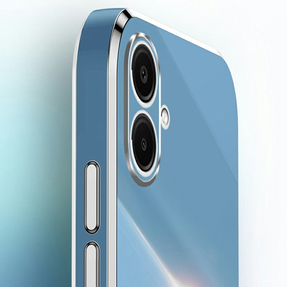XINLI For Samsung Galaxy A08 5G / A08 4G / A07 5G / A07 4G Case TPU Phone Cover with Electroplating Frame