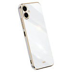 XINLI For Samsung Galaxy A08 5G / A08 4G / A07 5G / A07 4G Case TPU Phone Cover with Electroplating Frame