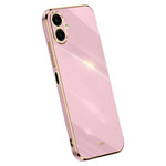 XINLI For Samsung Galaxy A08 5G / A08 4G / A07 5G / A07 4G Case TPU Phone Cover with Electroplating Frame