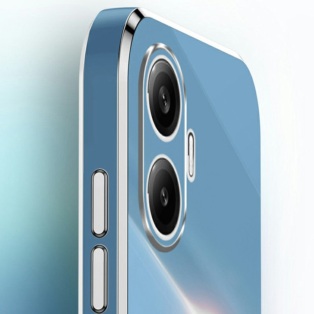 XINLI For Xiaomi Poco F7 5G / Redmi Turbo 4 Pro 5G Case TPU Phone Cover with Electroplating Frame