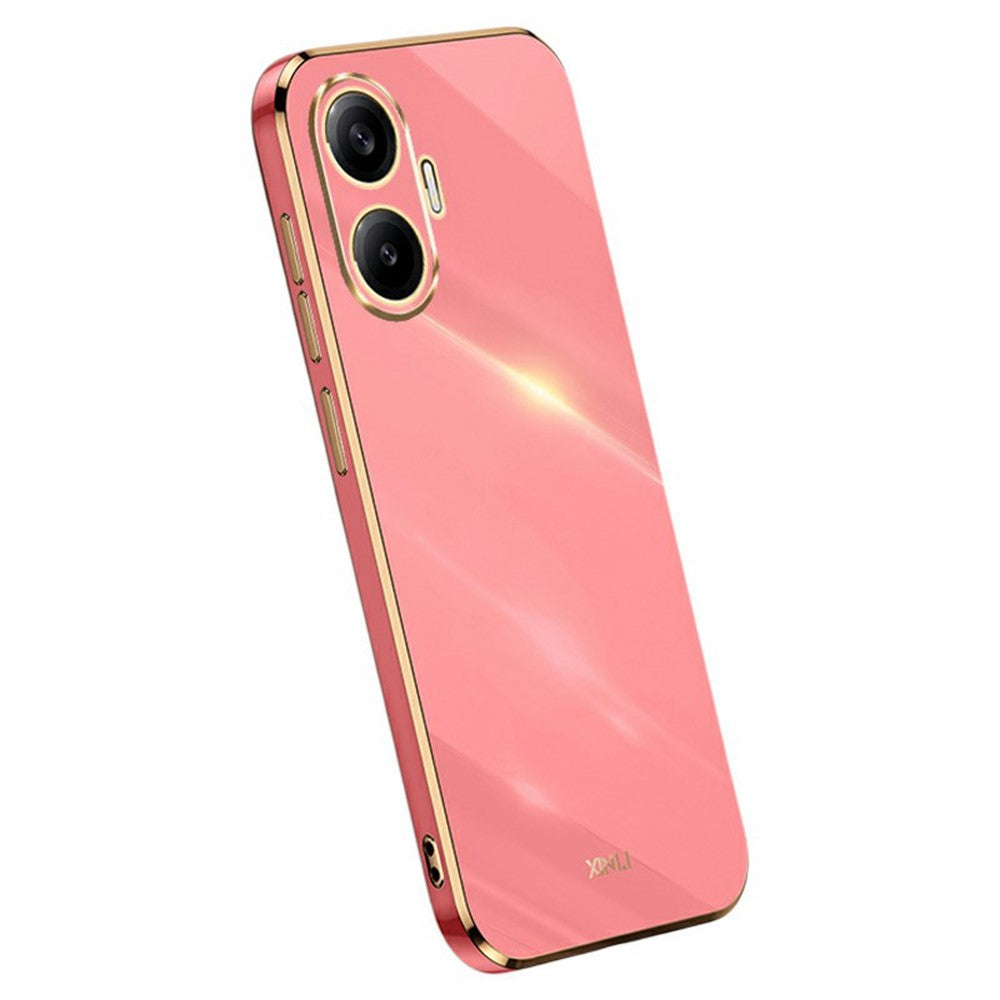 XINLI For Xiaomi Poco F7 5G / Redmi Turbo 4 Pro 5G Case TPU Phone Cover with Electroplating Frame
