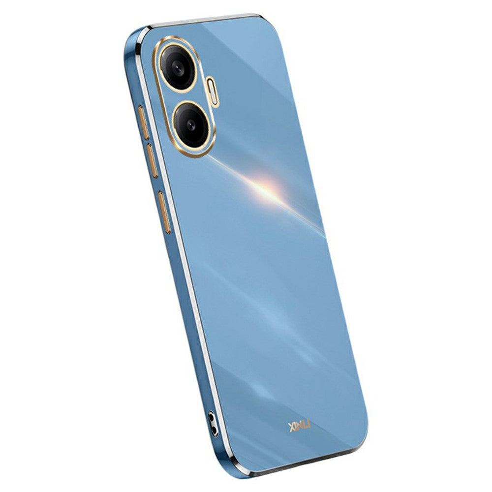 XINLI For Xiaomi Poco F7 5G / Redmi Turbo 4 Pro 5G Case TPU Phone Cover with Electroplating Frame
