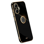 XINLI For Xiaomi Poco F7 5G / Redmi Turbo 4 Pro 5G Case Ring Kickstand Electroplating TPU Phone Cover