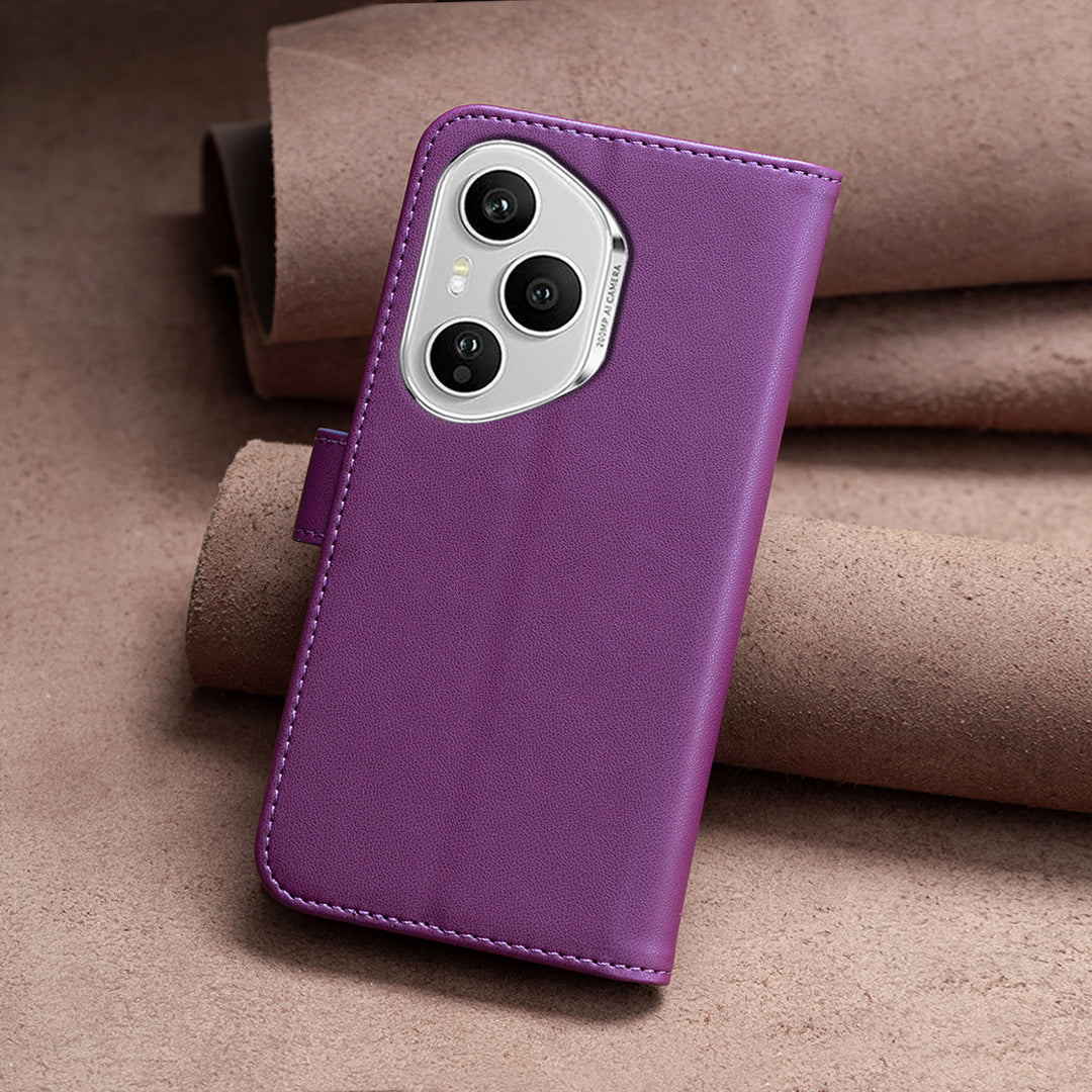 BINFEN COLOR For Honor 400 Pro 5G (Global) Phone Case  BF17 Wallet Folio Flip Leather Cover