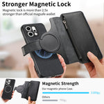 CASENEO För Oppo Reno14 Pro 5G (Global) Fodral MW-02 Avtagbart Magnetiskt Läderfodral med Flipfunktion
