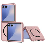 Til Samsung Galaxy Z Flip7 5G Magnetisk Etui Hud-Blødt Mat Hårdt PC Telefoncover