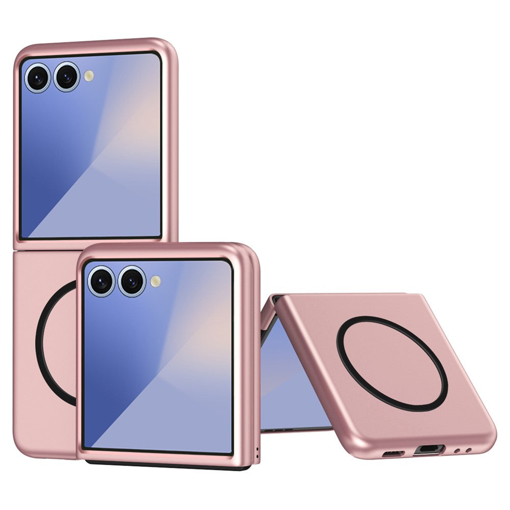 Til Samsung Galaxy Z Flip7 5G Magnetisk Etui Hud-Blødt Mat Hårdt PC Telefoncover