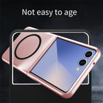 Til Samsung Galaxy Z Flip7 5G Magnetisk Etui Hud-Blødt Mat Hårdt PC Telefoncover