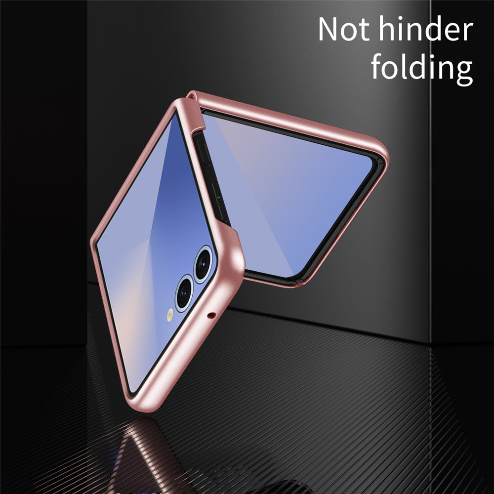 Til Samsung Galaxy Z Flip7 5G Magnetisk Etui Hud-Blødt Mat Hårdt PC Telefoncover
