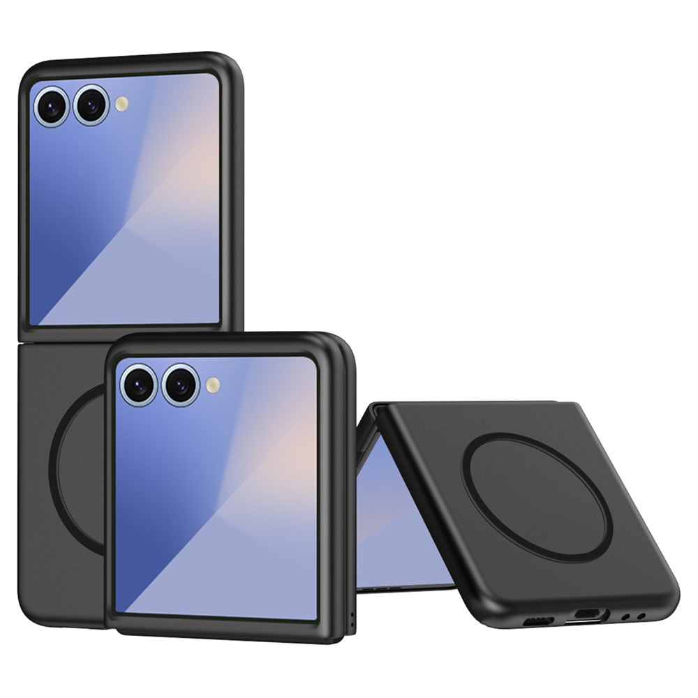 Til Samsung Galaxy Z Flip7 5G Magnetisk Etui Hud-Blødt Mat Hårdt PC Telefoncover