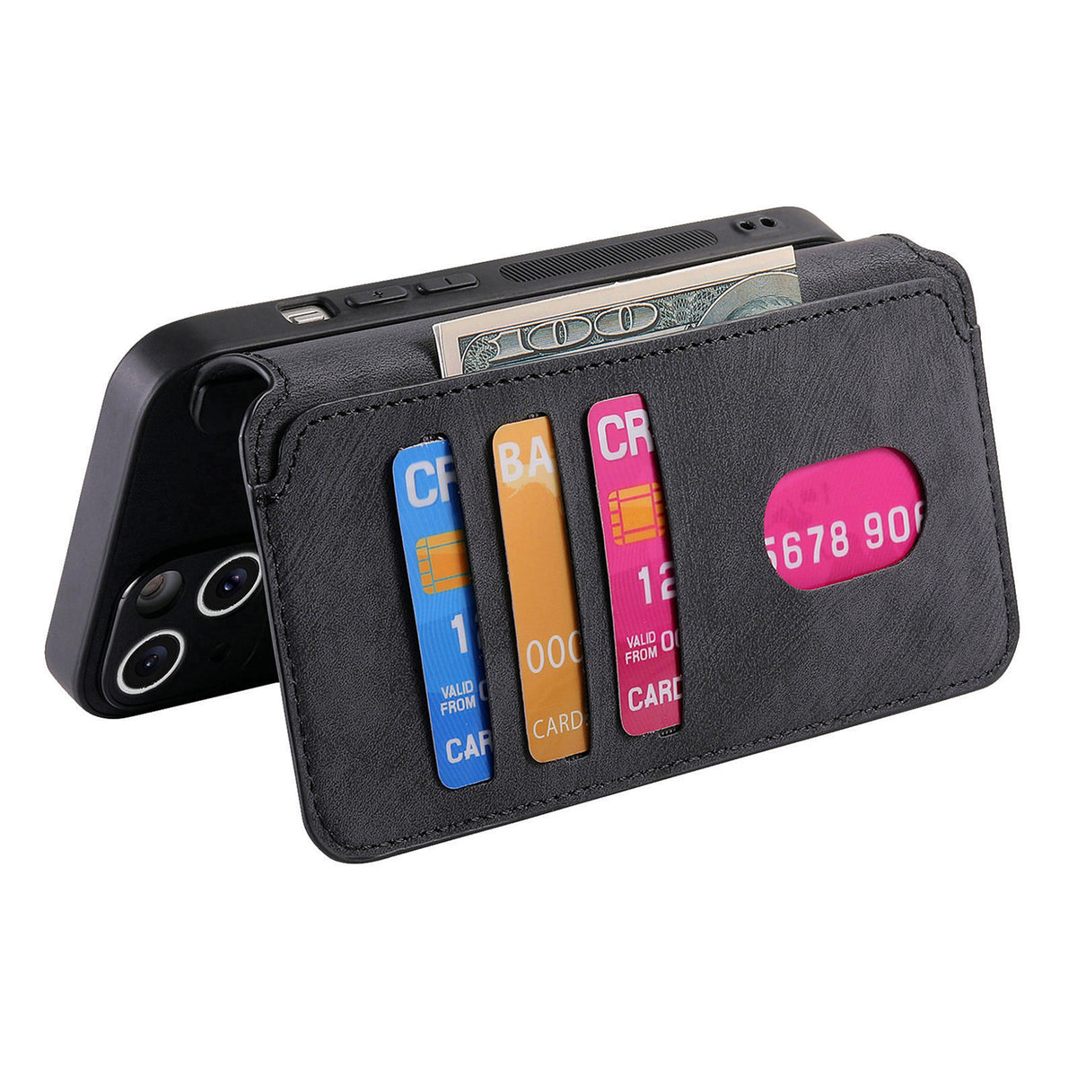 CASENEO For iPhone XS Max 6.5 inch Magnetic Case Detachable Leather Phone Wallet Cover