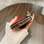 For Huawei Mate X6 Case Kickstand Leather + PC Protective Phone Cover