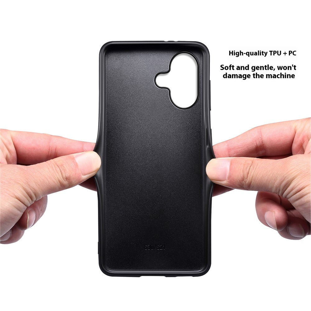 Skal för iPhone 17 i kalvskinn + PC + TPU