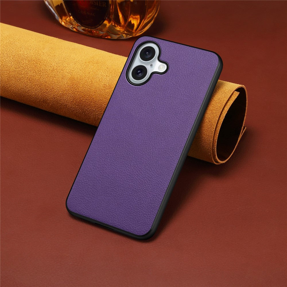 Skal för iPhone 17 i kalvskinn + PC + TPU
