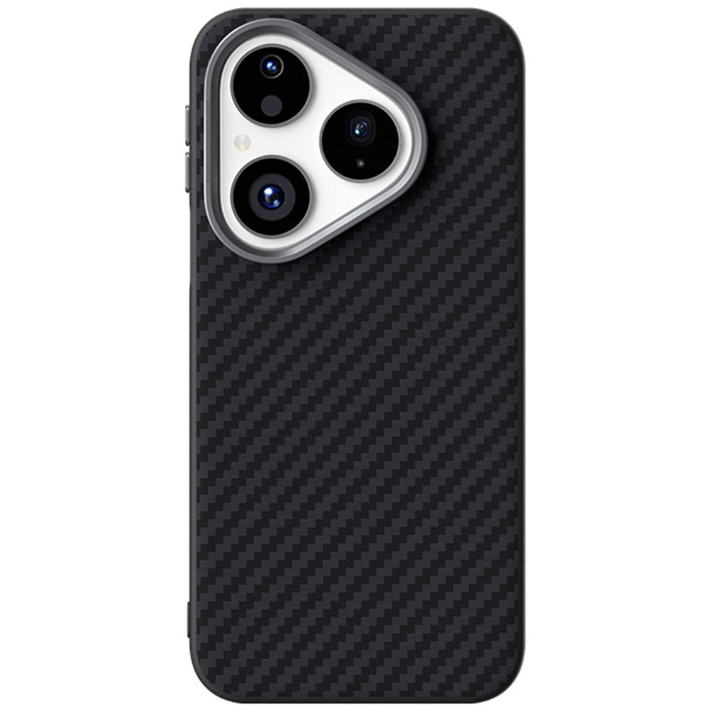 ABEEL For Huawei Pura 80 Magnetic Case Carbon Fiber Texture Back Cover