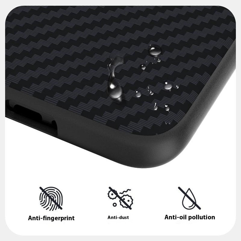 ABEEL For Huawei Pura 80 Magnetic Case Carbon Fiber Texture Back Cover