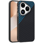 ABEEL For Huawei Pura 80 Magnetic Case Carbon Fiber Texture Back Cover