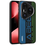 ABEEL For Huawei Pura 80 Pro+  /  80 Pro Magnetic Case Micro-Embossing 6D Printed PC TPU Aluminum Alloy Leather Phone Cover