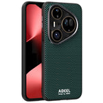 ABEEL För Huawei Pura 80 Ultra Magnetic Fodral Tryckt PC TPU Aluminiumlegering Läder mobilskal