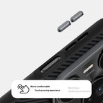 ABEEL För Huawei Pura 80 Ultra Magnetiskt Skal PC + TPU + Aluminiumlegering + PU-läder Slim mobilskal