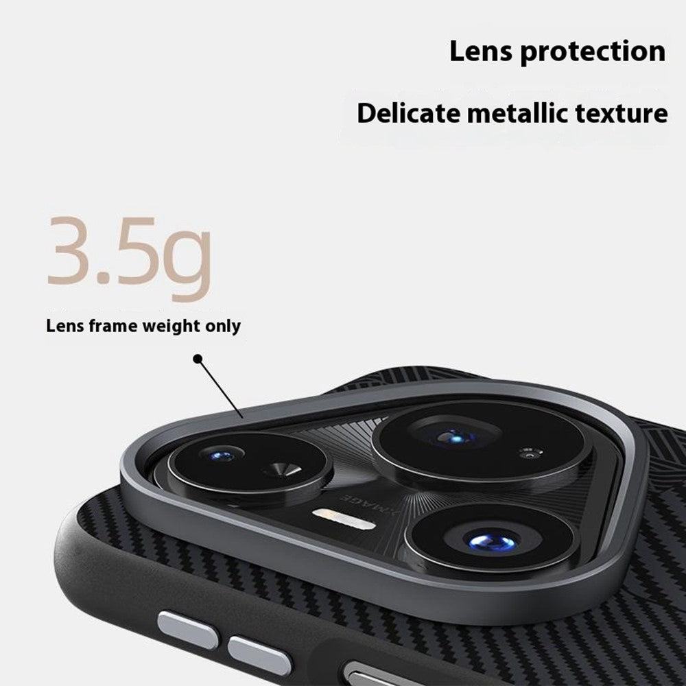 ABEEL För Huawei Pura 80 Ultra Magnetiskt Skal PC + TPU + Aluminiumlegering + PU-läder Slim mobilskal