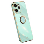 XINLI For Oppo Reno14 Pro 5G (Global) Case Ring Kickstand Electroplating TPU Phone Cover