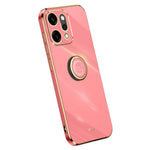 XINLI For Oppo Reno14 Pro 5G (Global) Case Ring Kickstand Electroplating TPU Phone Cover