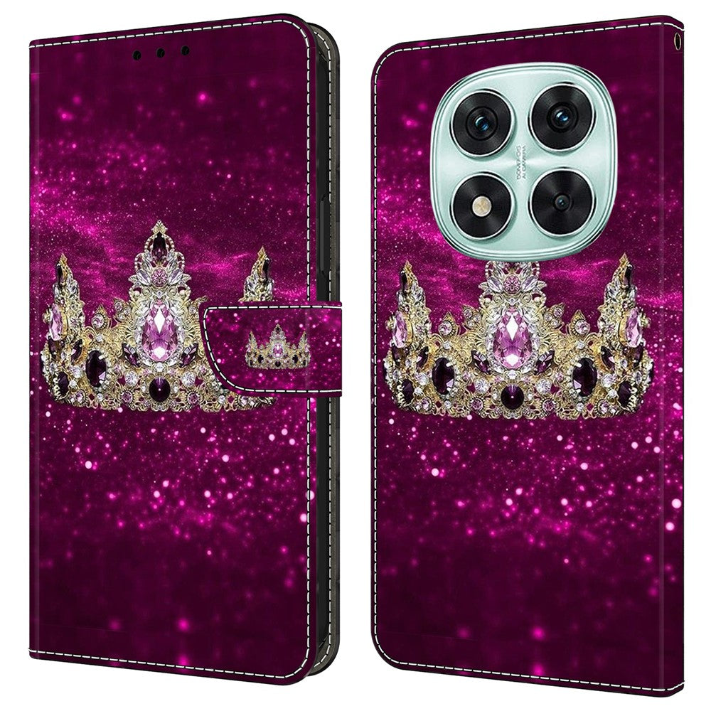 For Xiaomi Redmi Note 14 Pro 5G Case Wallet Stand Pattern Printing PU Leather Flip Phone Cover