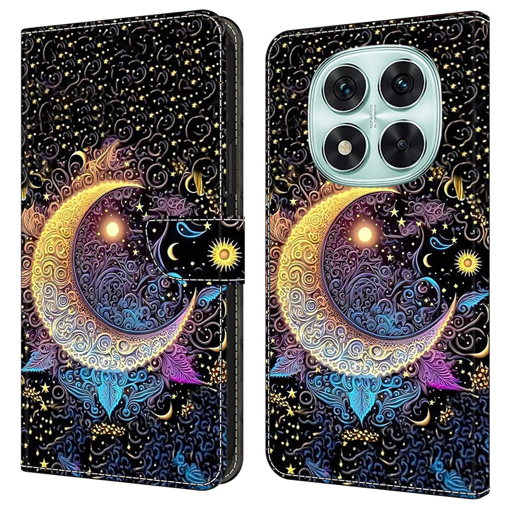 For Xiaomi Redmi Note 14 Pro 4G Case Wallet Stand Pattern Printing PU Leather Flip Phone Cover